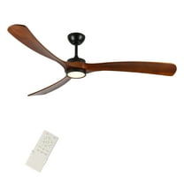 Ceiling Fans 72 Inch wood Ceiling Fan with light, Low Profile Ceiling Fan with Remote Control,Noiseless Reversible DC Motor with Timer,Table Fans
