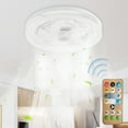 thumbnail image 1 of Ceiling Fans with Lights for Bedroom,Ceiling Fan Light Kit Universal with Remote,Low Profile Ceiling Fan with Light,Stepless Color Temperature Change,Flush Mount Ceiling Fans for Bedroom,Kids Room, 1 of 9