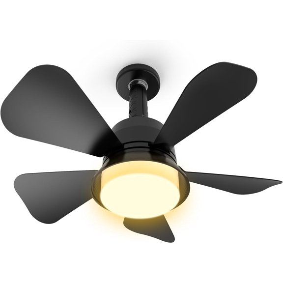 Ceiling Fans with Lights, Modern 3 Colors Dimmable Ceiling Fan with Remote Control, 3 Wind Speeds, Black Ceiling Fans for Bedroom, Laurny Room, Farmhouse$$Tools & Hardware Other