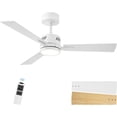 thumbnail image 2 of FUMLTP 52 Inch Modern Ceiling Fans With Lights APP/Remote Control, Low Profile Reversible 6 Speeds Dimmable Ceiling Fan Light For Indoor Outdoor Bedroom Living Room Brown Tamano 52inch Color Brown&pid=njk5zdq3yz 2 of 9