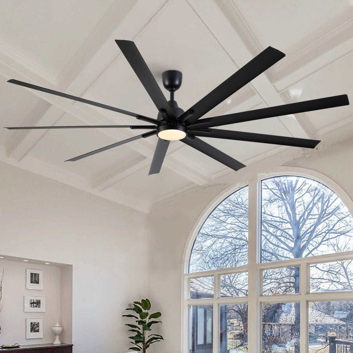 Ceiling Fans with Lights and Remote, 84 In Ceiling Fan with Dimmable 3