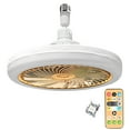 thumbnail image 1 of Ceiling Fans with Lights, Socket Fan Light with Remote Control, Super Bright Energy-saving Fan Light with 3-Speeds, Suitable for Bedroom Office Dormitory, 1 of 5