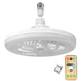 thumbnail image 1 of Ceiling Fans with Lights, Socket Fan Light with Remote Control, Super Bright Energy-saving Fan Light with 3-Speeds, Suitable for Bedroom Office Dormitory, 1 of 6
