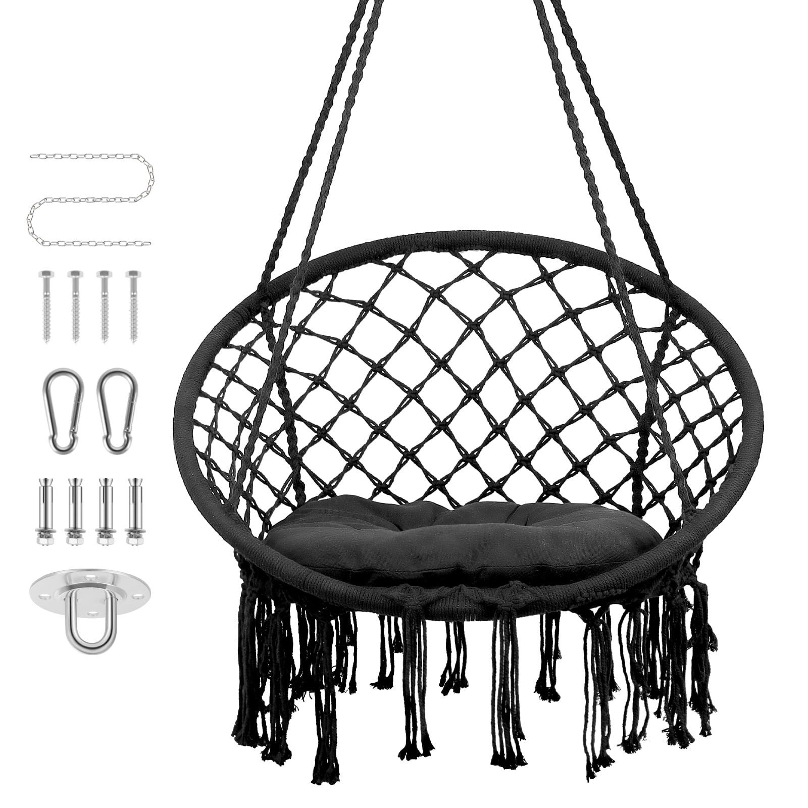 Ceiling Hanging Chair, Secure 330 lb Strength, Cloud Like Comfort