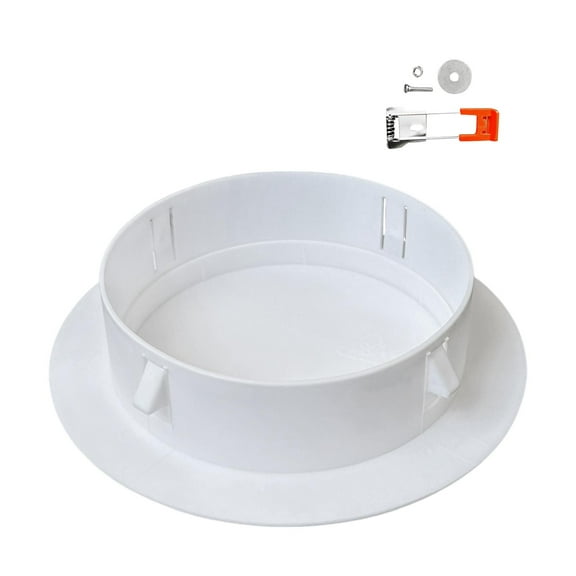Ceiling Hole Cover Plate Downlight Hole Cap Decorative Cap PP Material for Home Improvement and Wall Repair Use