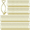 thumbnail image 1 of Ceiling Hook Clips,Happon 100 Pcs Drop Ceiling Clips for Hanging Classroom Ceiling Hangers Drop Ceiling Hanger Hooks Drop Hanger Hooks for Classroom Office Home Wedding Decorations, Gold, 1 of 7
