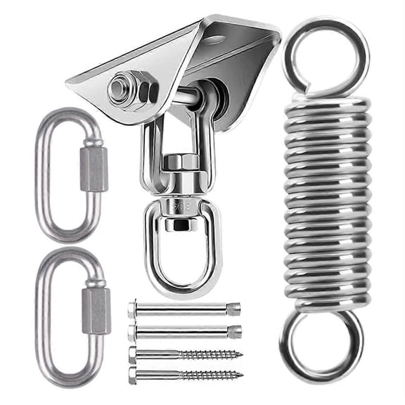 Ceiling Hook Hanging Chair Swing Spring 360 Rotatable Ceiling Bracket 450KG Swing Suspension Hook Punching Bag Yoga,Etc