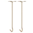 thumbnail image 1 of Ceiling Hooks, 2 Pack 16 Inch Screw Mounted Top Long Hooks - for Hanging Plant Pots, Fans, Lights, Lanterns, 1 of 6