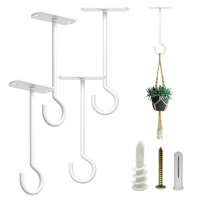 Ceiling Hooks for Hanging Plants Square Wall Mount Plant Hanger