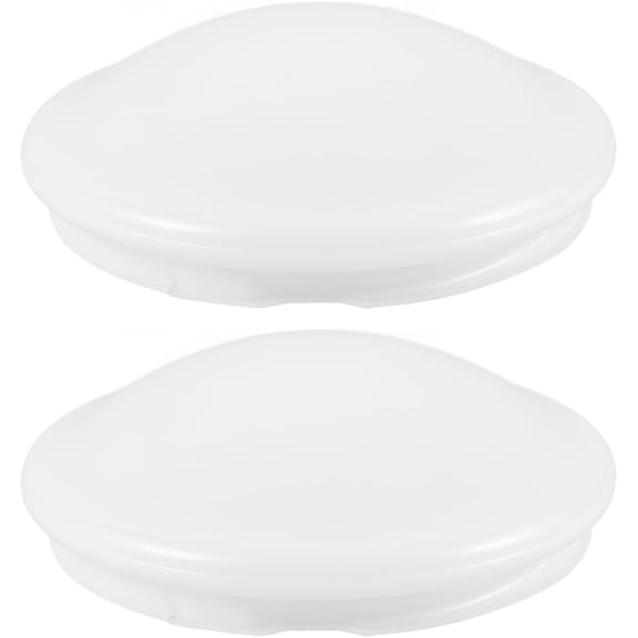 Ceiling Lamp Cover 7.87 Inch Flush Mount Light Shade Dome Cover for Bedroom Kitchen Bathroom with Clip-on Design Versatile Replacement Globe Light
