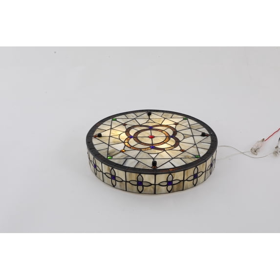 Ceiling Lamp Round Ceiling Light Colorful 15.74*3.34in for Bedroom Living Room Hotel