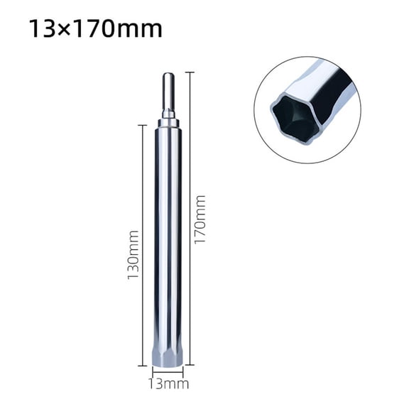 Ceiling Leveling Sleeve Lengthening Hollow Screw Nut Hexagon socket for Drilling likeweier