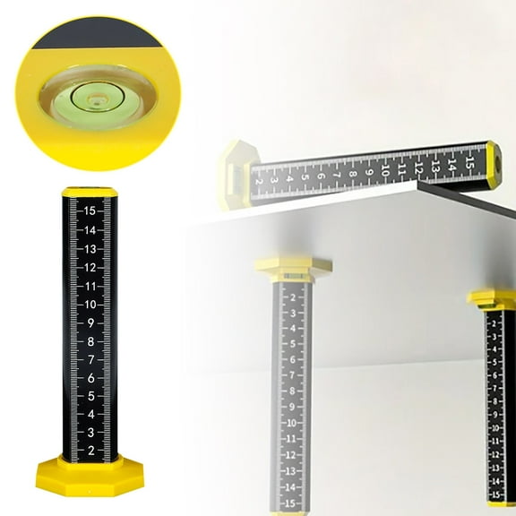 Ceiling Leveling Tool With Base Aluminum Alloy Measuring Instrument For Precise Home Leveling In Living Room And Bedroom