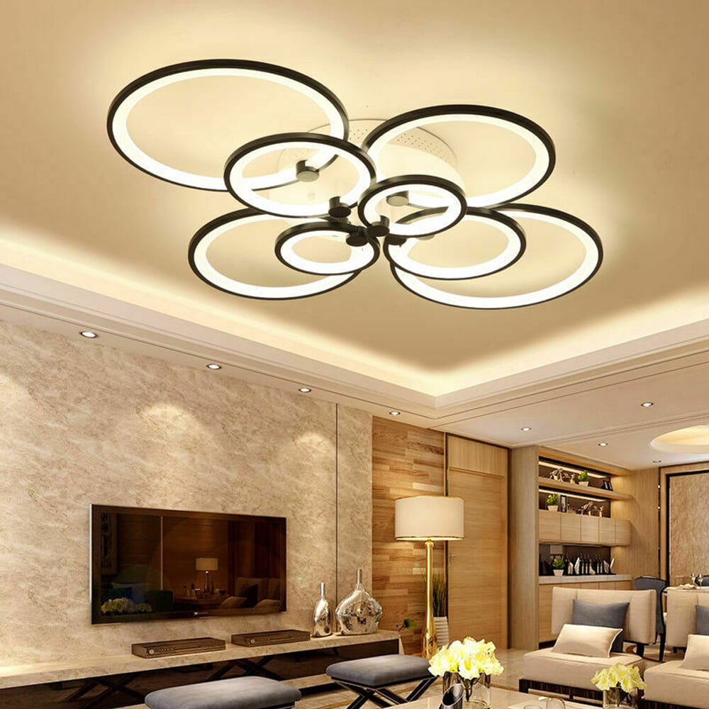 Ceiling Light 8 Heads Dimmable Chandelier LED Pendant Lamp Fixture +Remote LED Ceiling Light Fixture with Remote Ceiling Lights Kitchen Lighting Fixtures Ceiling for Bedroom Living Room Hallway
