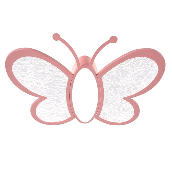 Ceiling Light, Butterfly Ceiling Light, Dimmable LED Ceiling Light with Remote Control for Bedrooms, Dining Rooms, Living Rooms, Kitchens, Dressing Rooms