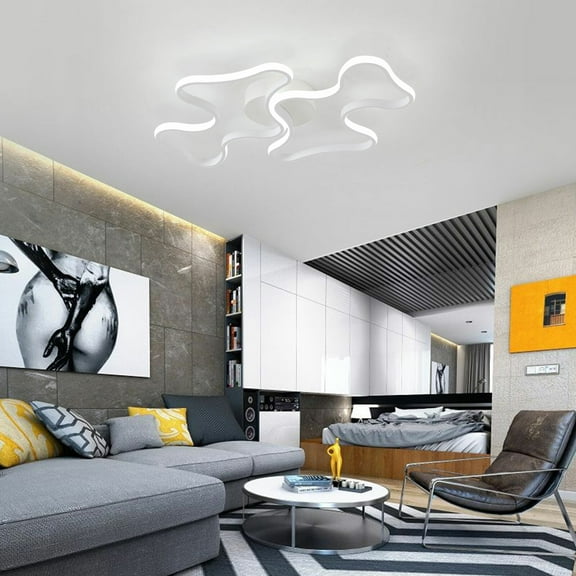 Ceiling Light, Ceiling Lamp, Flush Mount Ceiling Light for a Kitchen, Living Room, Bedroom, Balcony, Bar