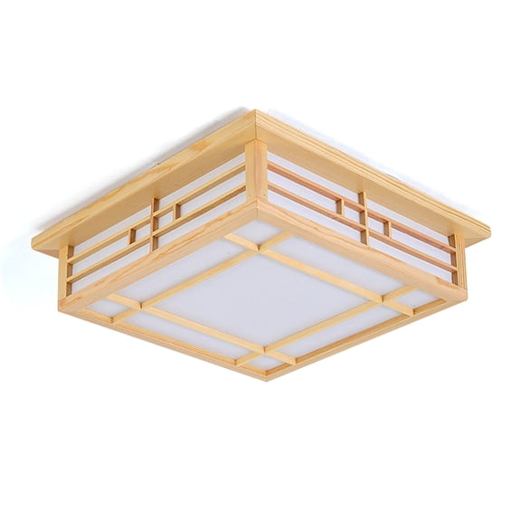 Ceiling Light, Ceiling Lamp, Japanese Flush Mount Ceiling Light for Living Room, Bedroom, Balcony, Bar, Aisle, Foyer, and More (45*45cm)
