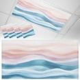 thumbnail image 1 of Ceiling Light Cover for Classroom, Abstract Coastal Magnetic Fluorescent Light Covers Filter for School,Office, 2X4&nbsp; FT, Pack of 4, Watercolor Sky Ocean Pink Blue, 1 of 8