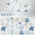 thumbnail image 1 of Ceiling Light Cover for Classroom, Blue Grey Coastal Magnetic Fluorescent Light Covers Filter for School,Office, 2X4&nbsp; FT, Pack of 4, Ocean Animals Pattern, 1 of 8