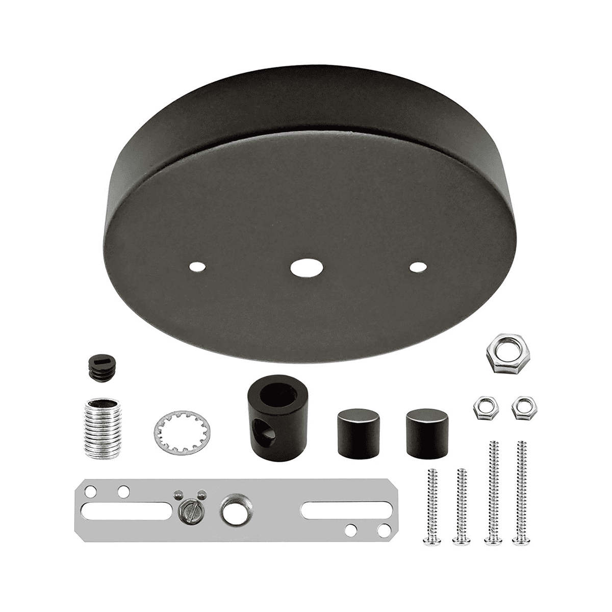 Ceiling Lighting Canopy Kit Pendant Light Plate Cover Black