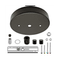 Ceiling Lighting Canopy Kit Pendant Light Plate Cover Black