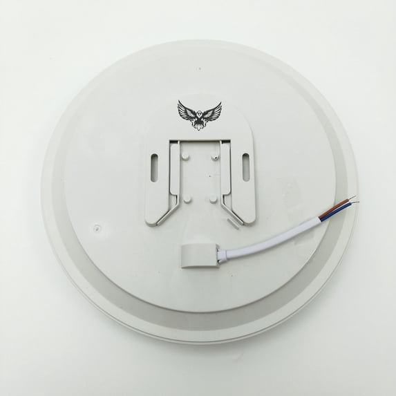 Ceiling Lighting Integrated LED Flush Mount Ceiling Light, Chrome Finish, Frosted Shade
