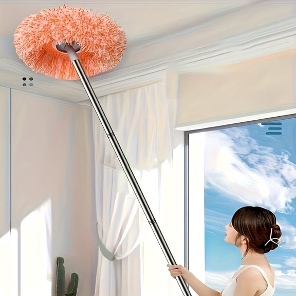 Ceiling Mop, Dust Removal Mop, Suitable for Ceiling, Fan and Air Conditioning, Wall Mop, Wet Dry Dual-Use Mop, Floor Tile Glass Window Car Cleaning Mop, Cleaning Supplies, Cleaning Tools