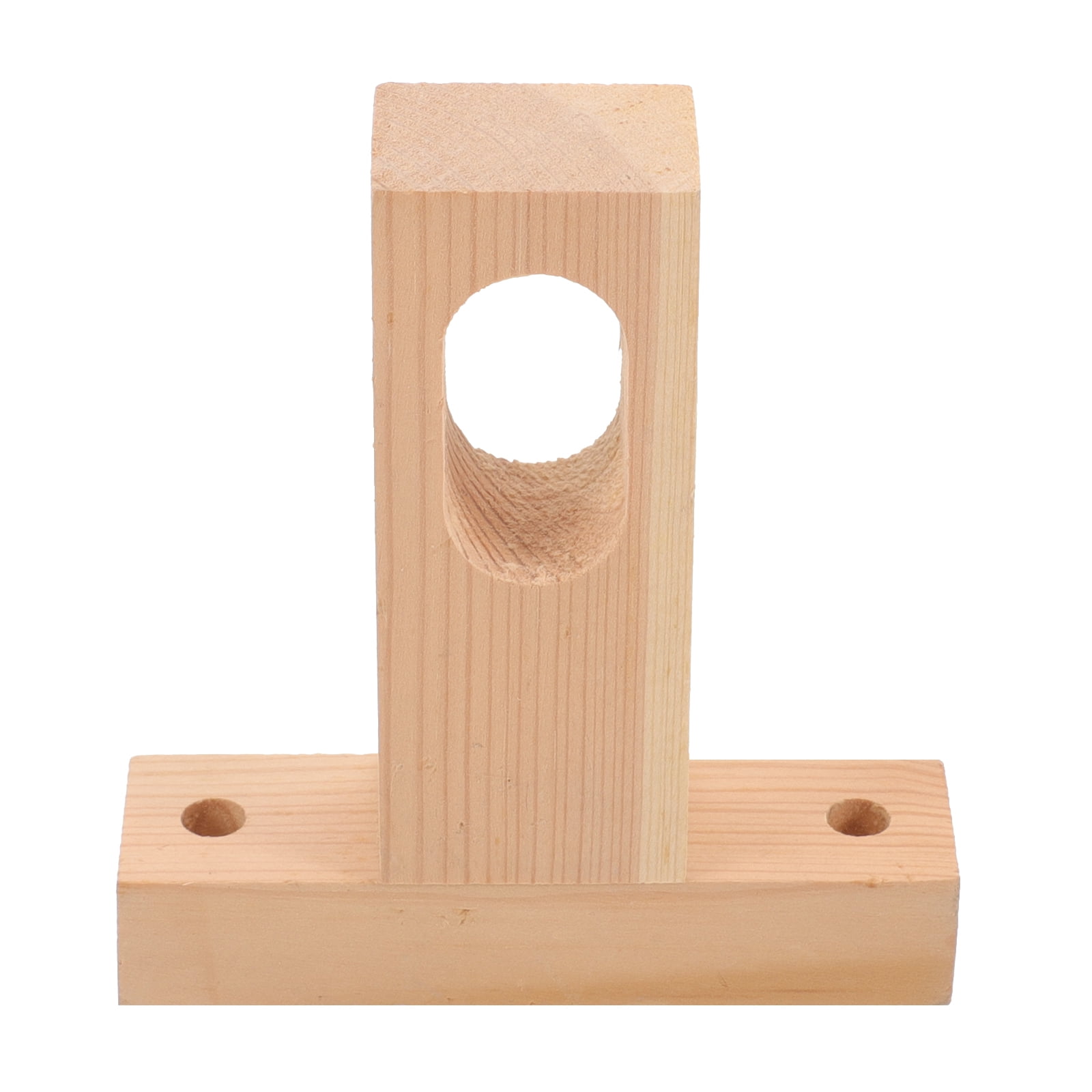 Ceiling Mount Closet Pole Bracket Wooden Closet Rod Holder Wood Closet
