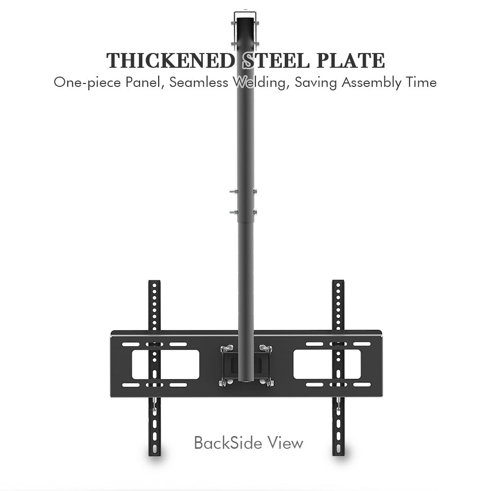 Ceiling Mount TV Wall Bracket Roof Rack Pole Retractable For 32"-70" Flat Screen