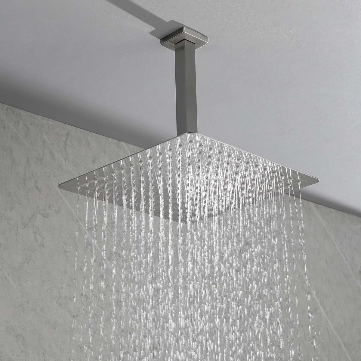Ceiling Mounted 12 Inch Shower Head System Luxury Rain Shower with ...