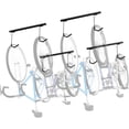 thumbnail image 1 of Ceiling Mounted Bike Rack for Garage, Space-Saving Ceiling Bike Storage for 4 Bikes(Horizontally)/8 Bikes(Vertically), Adjustable Bike Hooks for Road Mountain Bikes, 1 of 9