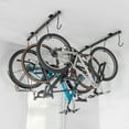 thumbnail image 1 of Ceiling Mounted Bike Rack for Garage - Premium Bicycle Stand & Hanger Space-Saving Storage | Adjustable Hooks Hold 4-8 Bikes Indoor System basement, 1 of 4