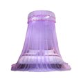 thumbnail image 1 of Ceiling-Mounted Dome Mosquito Net (47.24x106.3in) - No-Installation Princess-Style Canopy, Encrypted Foldable Floor-Length Mosquito Net for Bedroom Bed Decor, 1 of 6