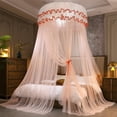 thumbnail image 1 of Ceiling-Mounted Dome Mosquito Net,Encrypted Foldable Mosquito Net,Princess Floor-Standing Mosquito Net,Home Bed Canopy,Bedroom Decoration Mosquito Net,Easy Install Mosquito Net Lightweight Net, 1 of 6