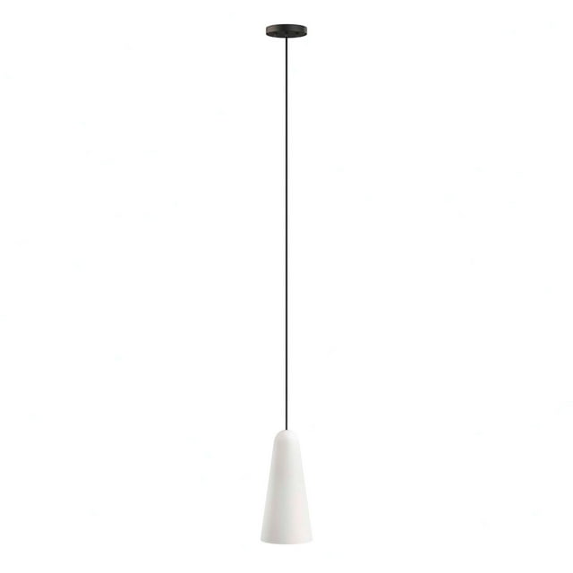 Ceiling Pendant Light Fixture, White Black, Glass, Kitchen Cafe Bistro Hospitality Restaurant, Modern Contemporary HB33878