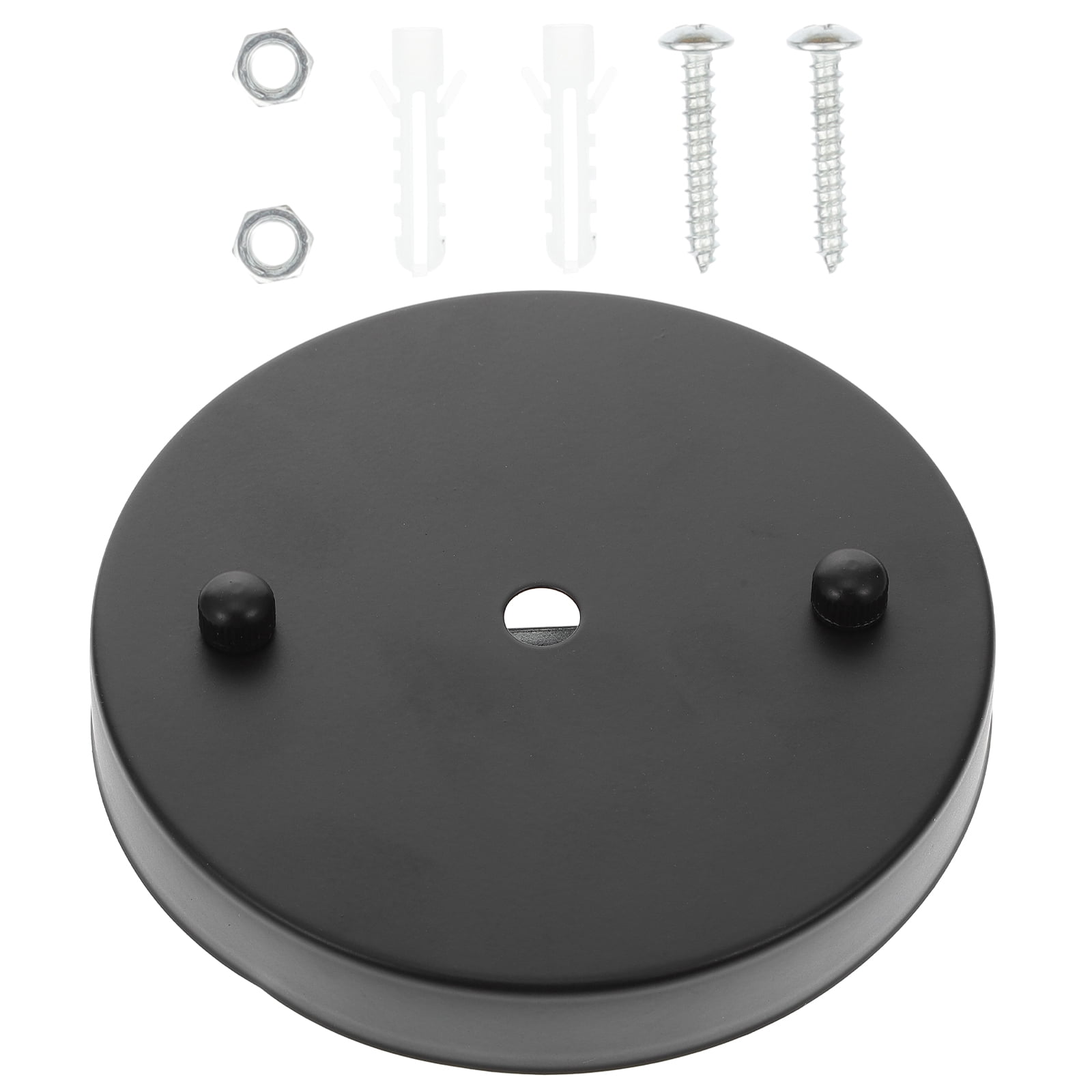 Ceiling Plate Black Light Fixture Canopy Mounting Bracket Chandelier