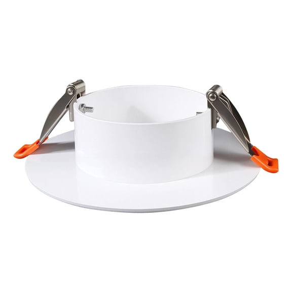 Ceiling Plate Cap White Decorative Round for Hiding Ductwork Openings in Home Improvement Projects