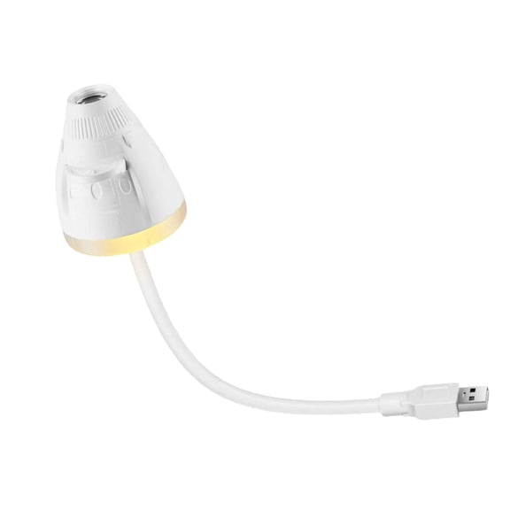 Ceiling Projector Night Light, Flexible Gooseneck USB Lamp for Bedroom Glow, Reading Light, Soft Bedside Accent Decor, and Indoor Use