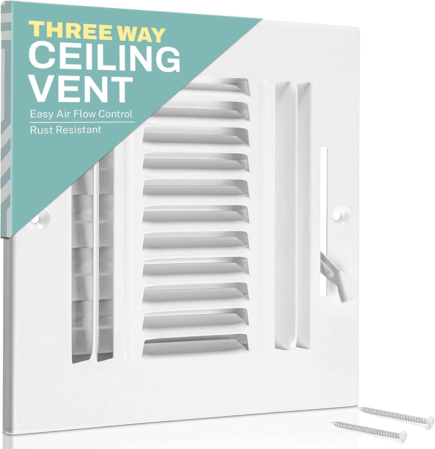 Ceiling Register - Air Vent Covers for Home Ceiling or Wall - 10X10 ...