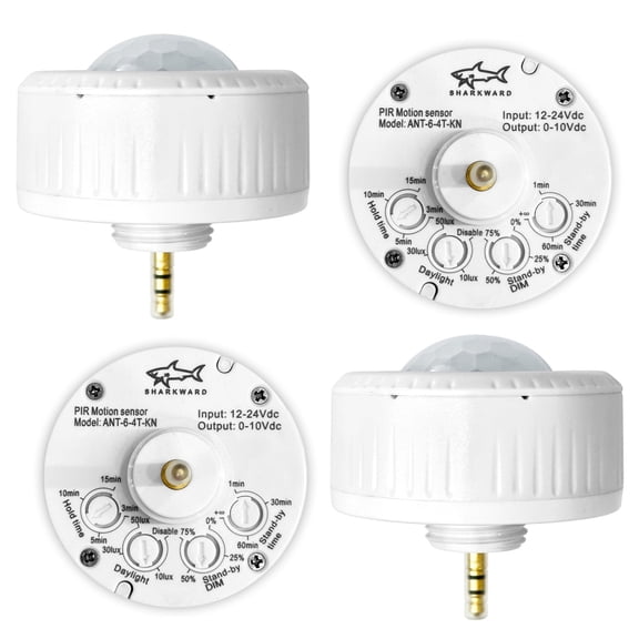 Ceiling Sensor PIR Occupancy Motion Detector for LED High Bay Light, 40 FT Ceiling and 50 FT Wall Mount Detection Diameter, Commercial/Industrial Grade