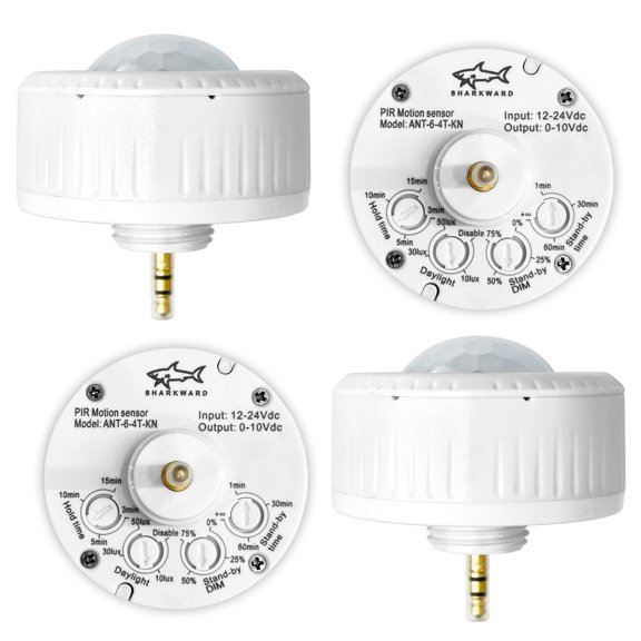 Ceiling Sensor PIR Occupancy Motion Detector for LED High Bay Light, 40 FT Ceiling and 50 FT Wall Mount Detection Diameter, Commercial/Industrial Grade