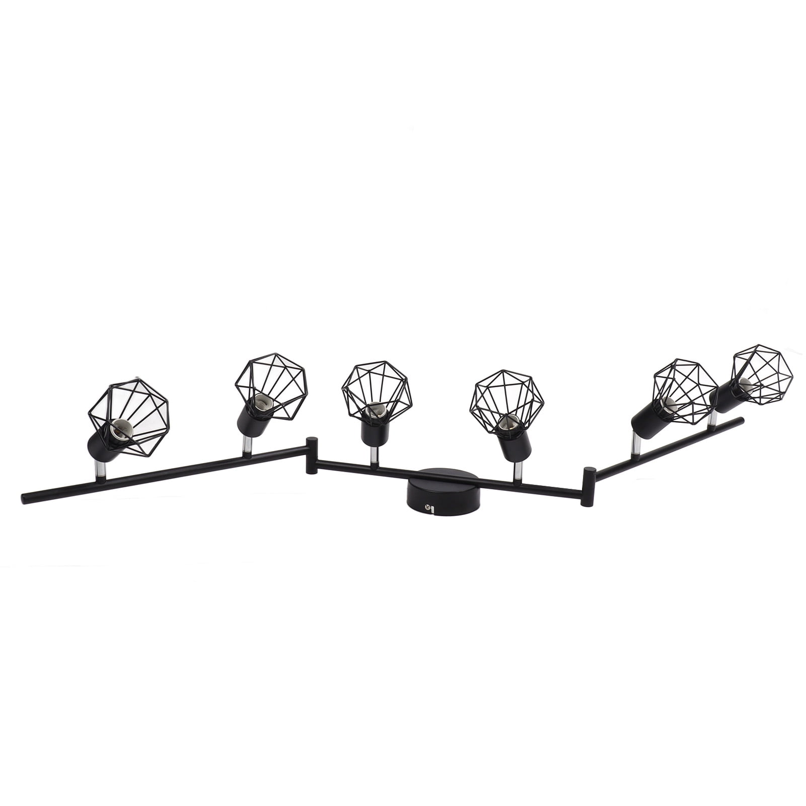 Ceiling Spot Lighting, Light Track 6 Head E14 For Hallway