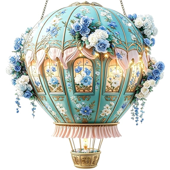 Ceiling Suspension Ornament for Home Rooms and Parties Balloon- Hanging Near- Ceiling Polyester Craft Accessory