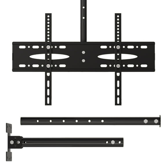 Ceiling TV Mount, Hanging TV Mount for 40-70 inch Flat or Curved TVs up to 110 lbs, Full Motion TV Bracket with Swivel