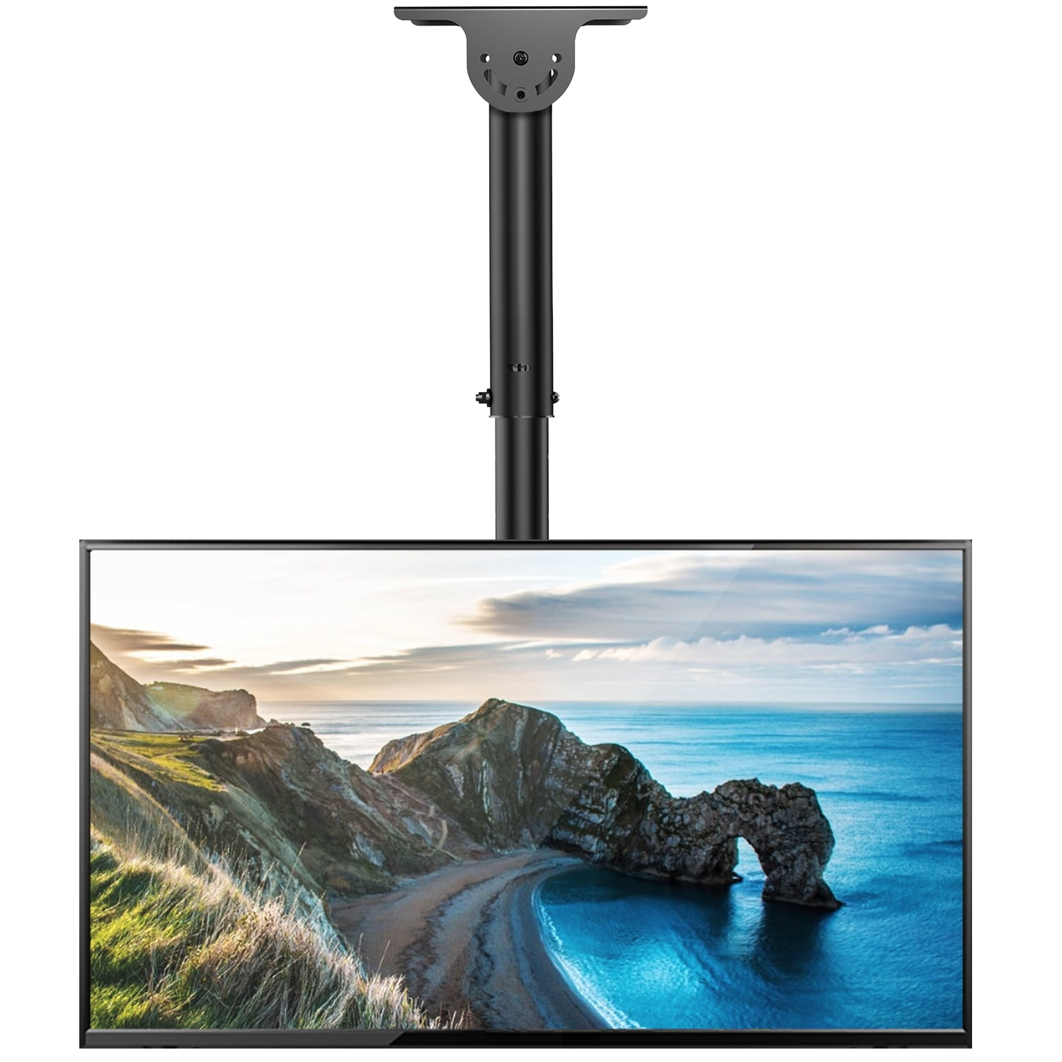 Ceiling TV Mount for 26-65 inch TVs Hanging Full Motion TV Mount Bracket, Holds up to 110lbs, Max 400x400mm