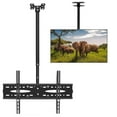 thumbnail image 1 of Ceiling TV Wall Mount Fits up to 70 inch LCD LED Plasma Monitor Flat Panel Screen Display with 600x400 (Max) Loaded up to 110lbs Height Adjustable with Tilt and Swivel, 1 of 6