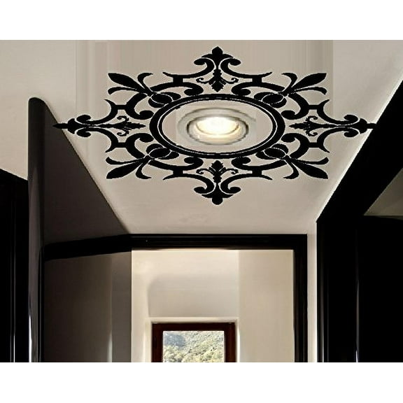 Ceiling Wall Decal #3 ~ Fan or Light Accent ~ WALL DECAL, 22" x 22"