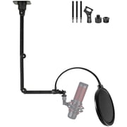 Ceiling/Wall Mic Mount Holder compatible with Shure MV7,Blue Yeti,Razer,HyperX,Rode,Razer Microphones for Gaming, Streaming, Podcasts, Twitch, YouTube, Discord