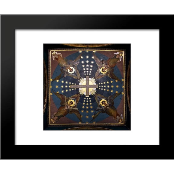 Ceiling at Kiev St. Vladimir Cathedral 20x24 Framed Art Print by Wilhelm Kotarbinski