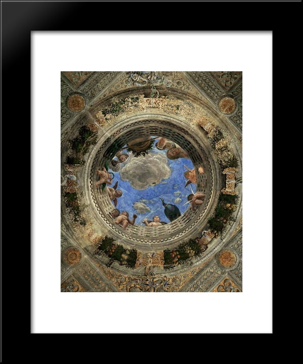 Ceiling of the Camera Picta or Camera degli Sposi 20x24 Framed Art ...